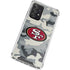 NFL San Francisco 49ers Camo Galaxy A52 5G Clear Case